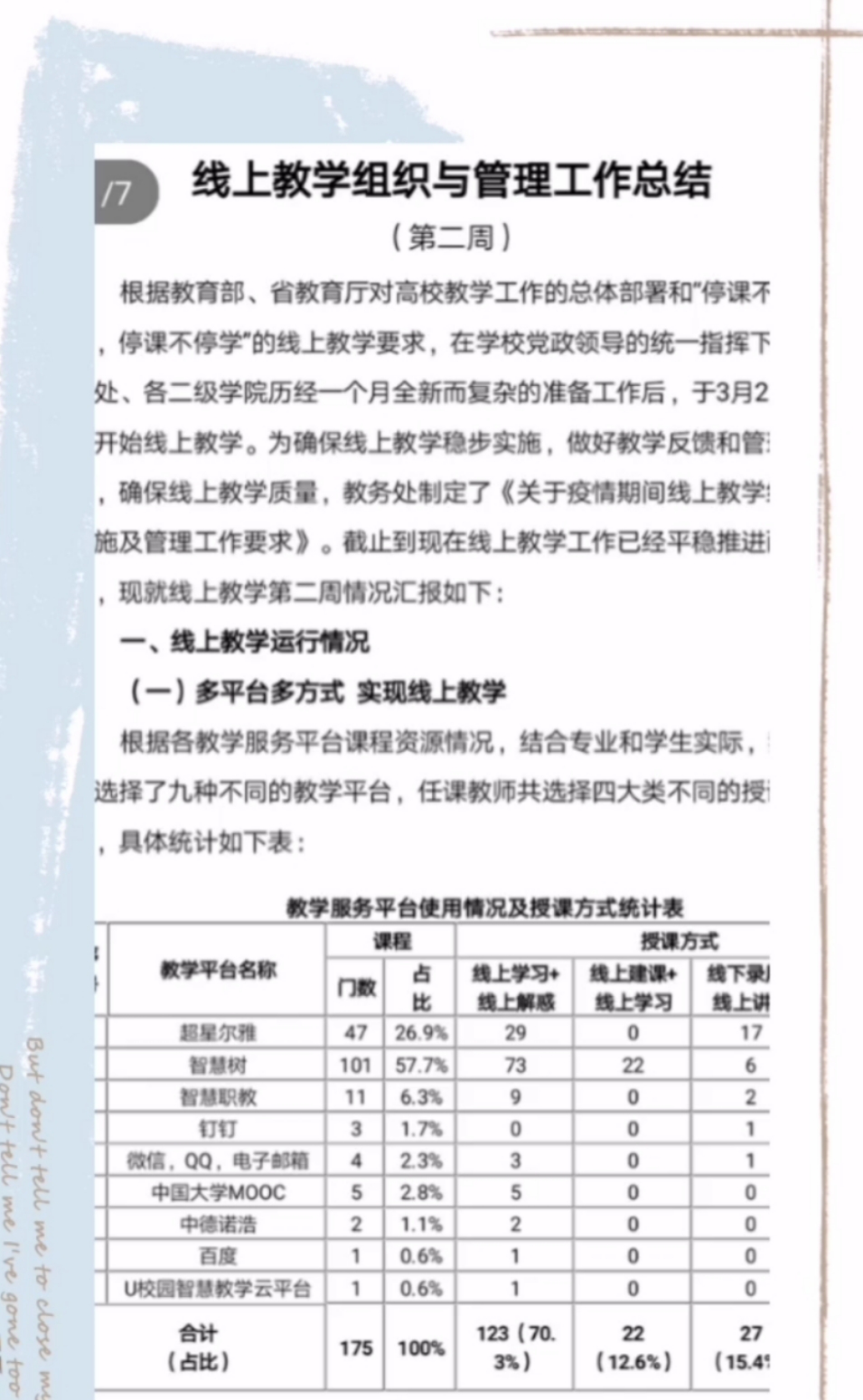 戰(zhàn)疫情_多措并舉，保質(zhì)量_四方聯(lián)動(dòng)——線上教學(xué)月總結(jié)